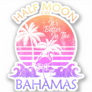 Bahamas Sticker Halva Måne Cay Vacation Cruise Klistermärken