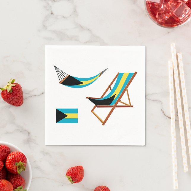 Bahamas-stolar Pappra Napkins Pappersservett (Skapare uppladdad)
