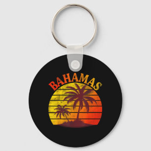 Bahamas strand Trocal sommarlov palmträd Nyckelring