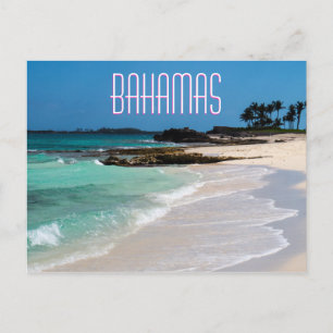 Bahamas strand vykort