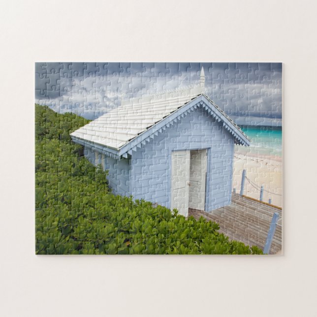 Bahamas strandlandskap. pussel (Horisontell)