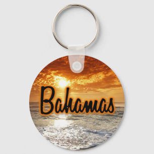 Bahamas sunset nyckelring
