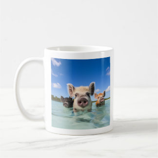 Bahamas Swimming Gris 2025 Helgdag Card Kaffemugg