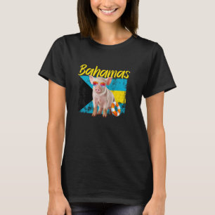 Bahamas Swimming Gris Summer Vacation Beach Souven T Shirt
