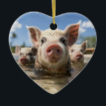 Bahamas Swimming Grisar - Exuma Gris Beach Äventyr Julgransprydnad Keramik<br><div class="desc">Upptäck Bahamas tropiska paradis med vår "Swimming Grisar"-Flagga! Med berömden Exuma grisar är den här skjortan perfekt för alla som drömmer om att besöka den ikoniska Gris Beach. Oavsett om du har bytt med grisar eller vill uppleva äventyr, fångar den här konsten Bahamas roligt och skönhet. Ett måste-ha för djur...</div>