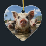 Bahamas Swimming Grisar - Exuma Gris Beach Äventyr Julgransprydnad Keramik<br><div class="desc">Upptäck Bahamas tropiska paradis med vår "Swimming Grisar"-Flagga! Med berömden Exuma grisar är den här skjortan perfekt för alla som drömmer om att besöka den ikoniska Gris Beach. Oavsett om du har bytt med grisar eller vill uppleva äventyr, fångar den här konsten Bahamas roligt och skönhet. Ett måste-ha för djur...</div>