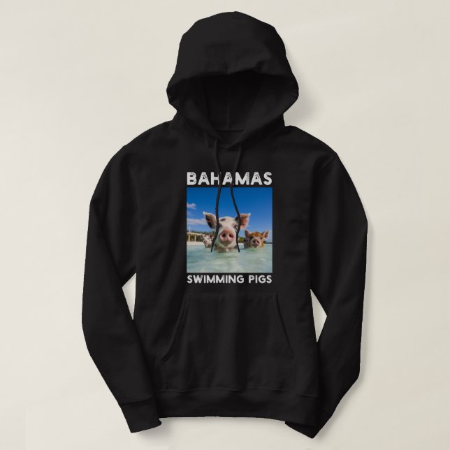 Bahamas Swimming Grisar Exuma Hoodie (Design framsida)