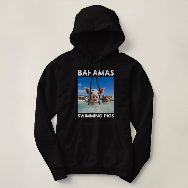 Bahamas Swimming Grisar Exuma T Shirt (Design framsida)