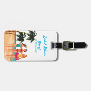 Bahamas Tjejresa Bachelorettefest Semesterresa Bagagebricka