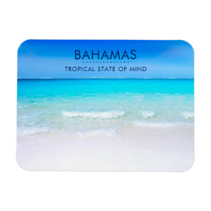 Bahamas Tropical Beach med Turquise Sea Magnet