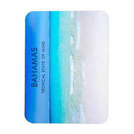 Bahamas Tropical Beach med Turquise Sea Magnet