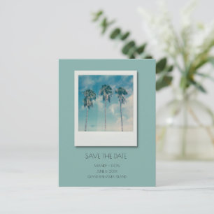 Bahamas Tropical Beach Wedding Spara datumet Meddelande Vykort