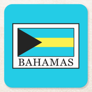 Bahamas Underlägg Papper Kvadrat