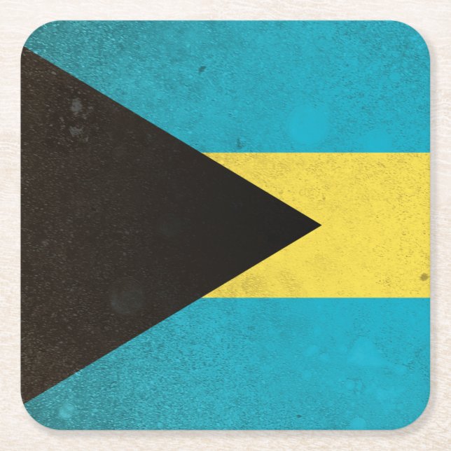 Bahamas Underlägg Papper Kvadrat (Framsidan)