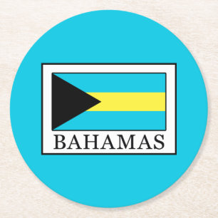 Bahamas Underlägg Papper Rund