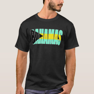 Bahamas Vacation Keepsaké Nassau Flagga Manar Wome T Shirt