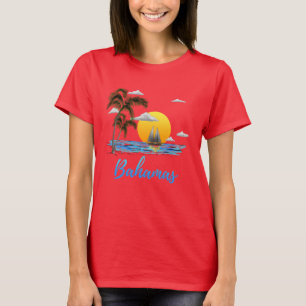 Bahamas Vacation Sailing T Shirt
