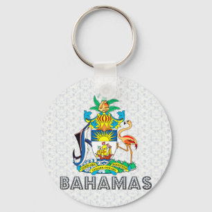 Bahamas vapensköld nyckelring