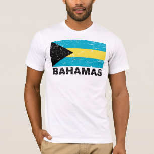 Bahamas Vintage Flagga T Shirt