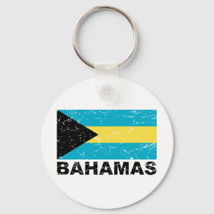 Bahamas vintageflagga nyckelring
