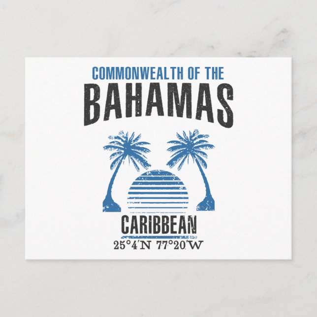 Bahamas Vykort (Framsida)