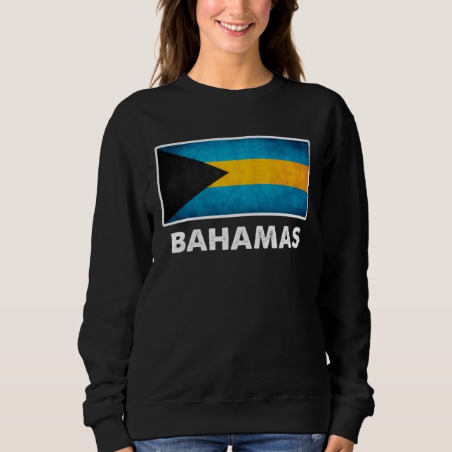 Bahamian Bahamas Flag T Shirt (Framsida)