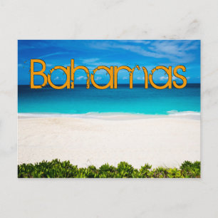 Bahamian Beach Vykort
