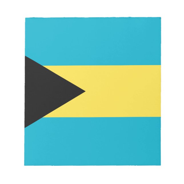 Bahamian Flagga Anteckningsblock (Framsida)