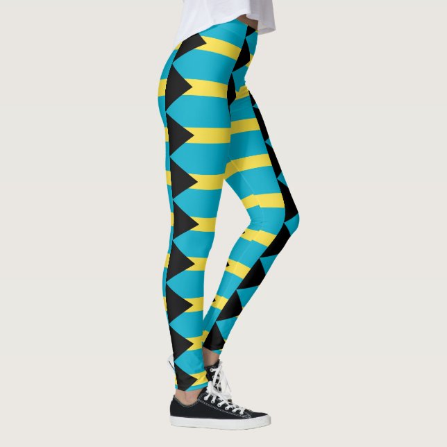 Bahamian flagga leggings (Höger)
