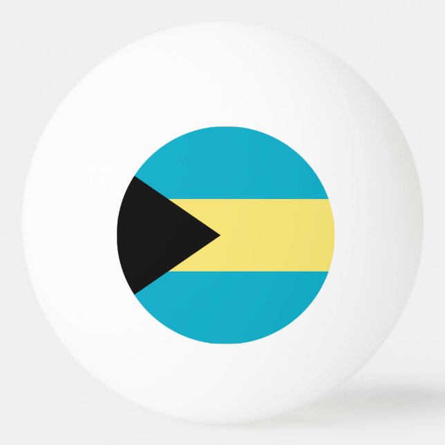 Bahamian Flagga Pingisboll (Baksidan)