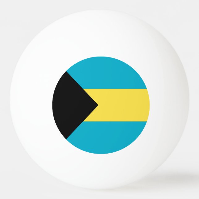 Bahamian Flagga Pingisboll (Framsidan)