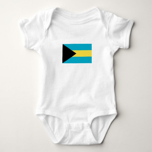 Bahamian Flagga Tee (Framsida)