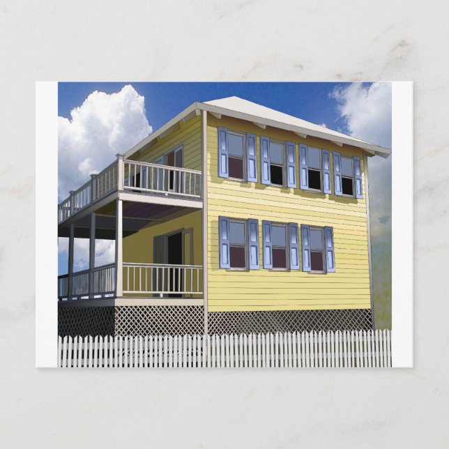Bahamian House Vykort (Framsida)