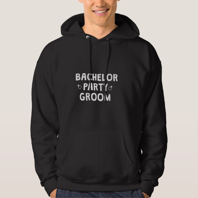 BAHELOR-PARTGRUPP HOODIE (Framsida)