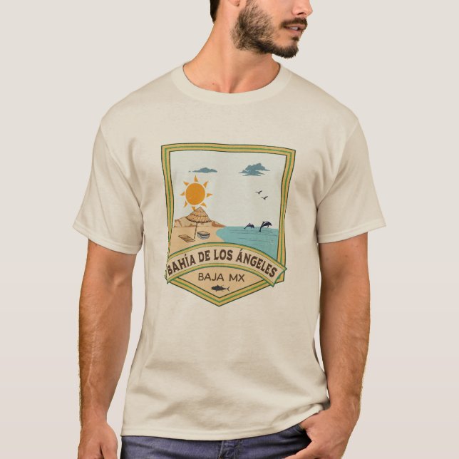 Bahía de los Ángeles Baja California Sur Mexiko T Shirt (Framsida)
