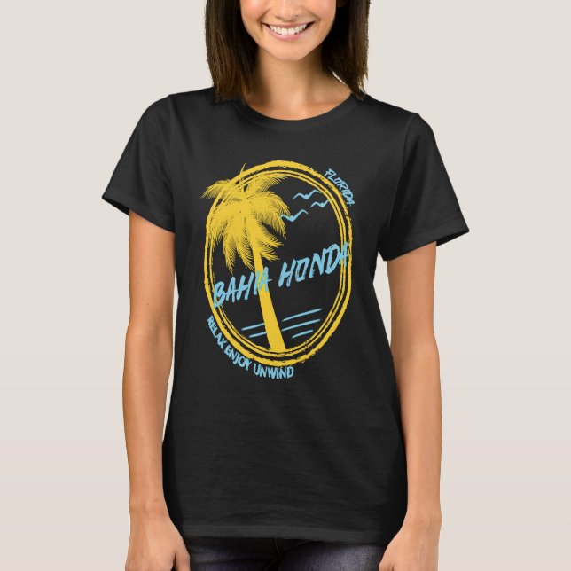 Bahia Honda Påsklov Florida Vacation T Shirt (Framsida)