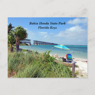 Bahia Honda State Park Florida Nycklar Vykort