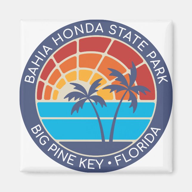 Bahia Honda State Park Magnet (Framsidan)