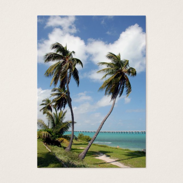 bahia honda statspark och sju mils bro visitkort (Framsidan)