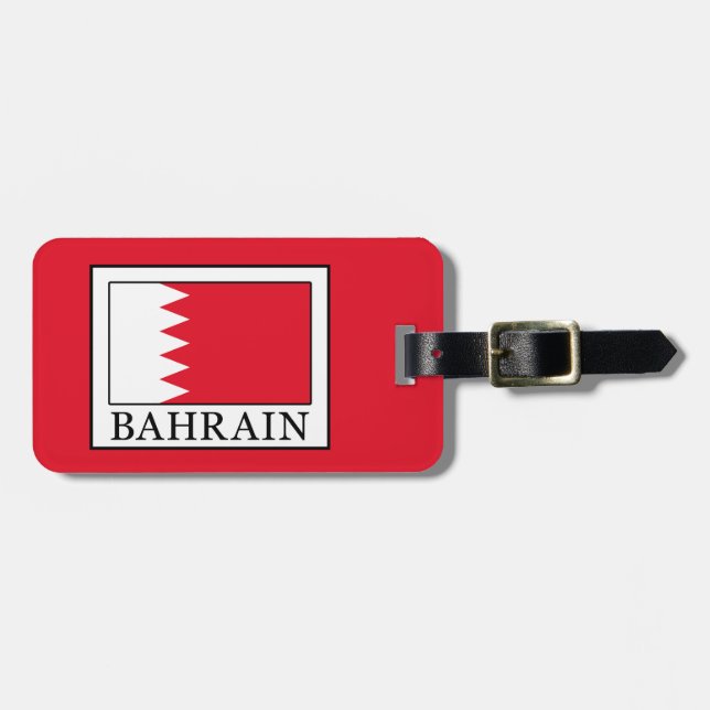Bahrain Bagagebricka (Horisontell Framsida)