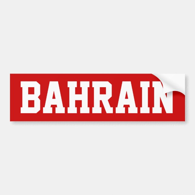 Bahrain Bildekal (Framsidan)