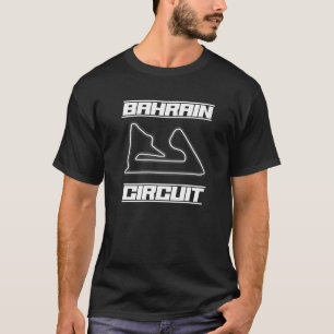 Bahrain Circuit Formel Ones Fläkt Tävla Car Tävlin T Shirt