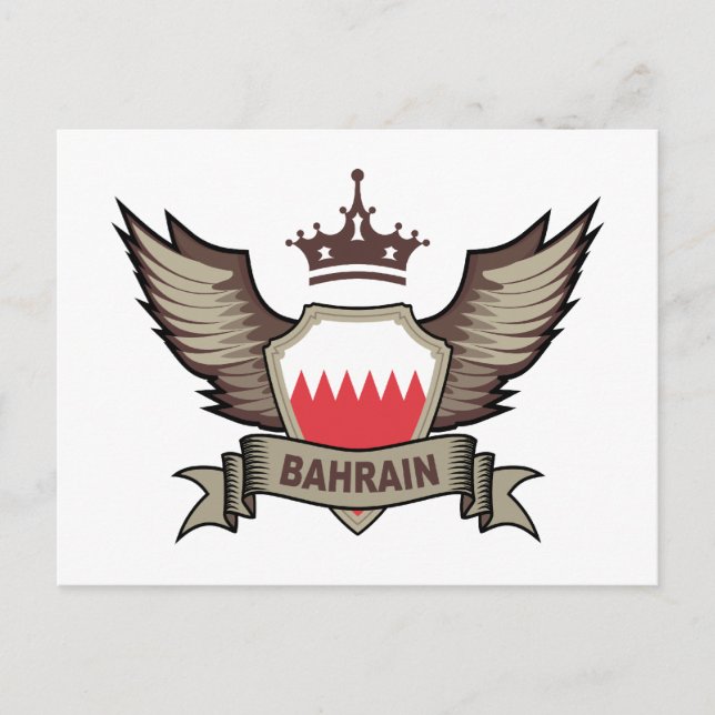 Bahrain Emblem Vykort (Framsida)
