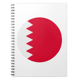 Bahrain Flagga Anteckningsbok