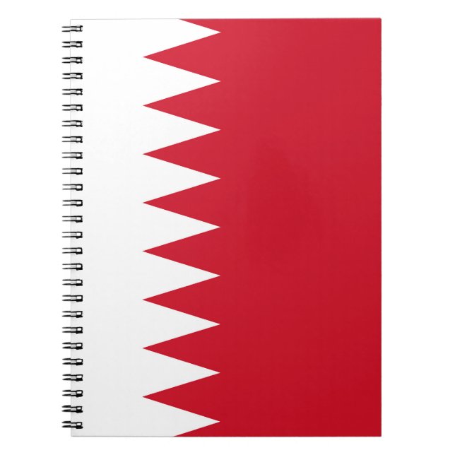 Bahrain flagga anteckningsbok (Framsidan)