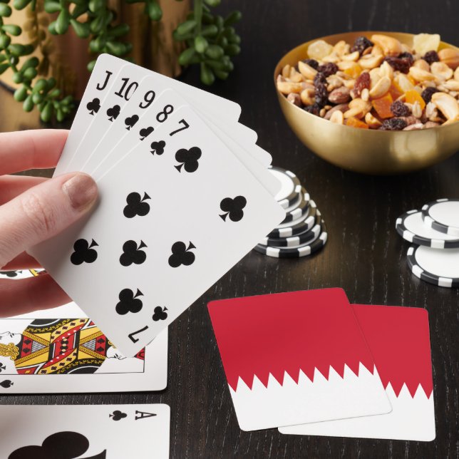 Bahrain flagga casinokort (På plats)