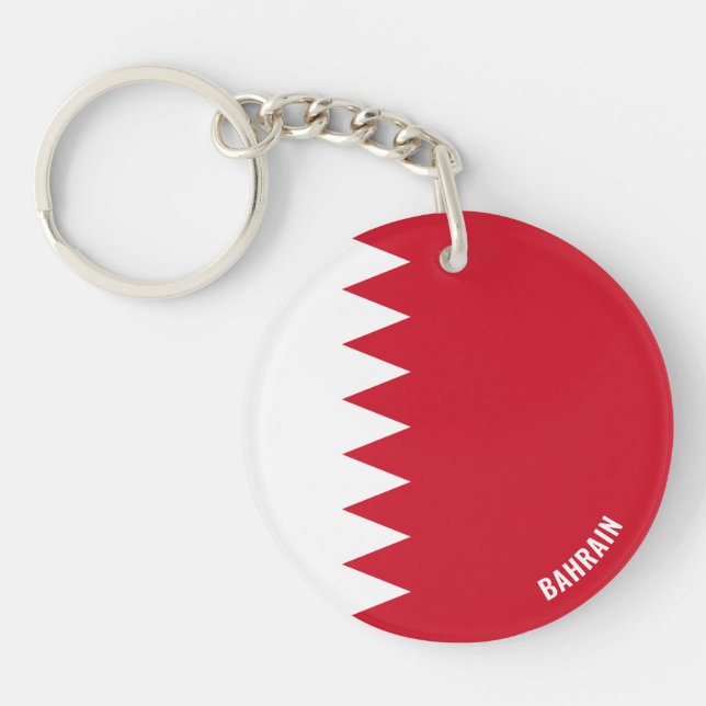 Bahrain Flagga Charming Patriotic (Framsidan)