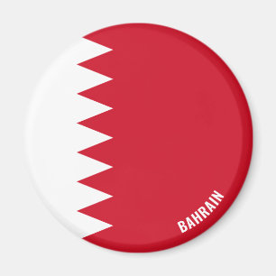 Bahrain Flagga Charming Patriotic Magnet