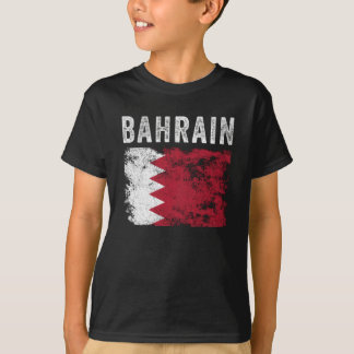 Bahrain Flagga Disted - Bahraini Flagga T Shirt
