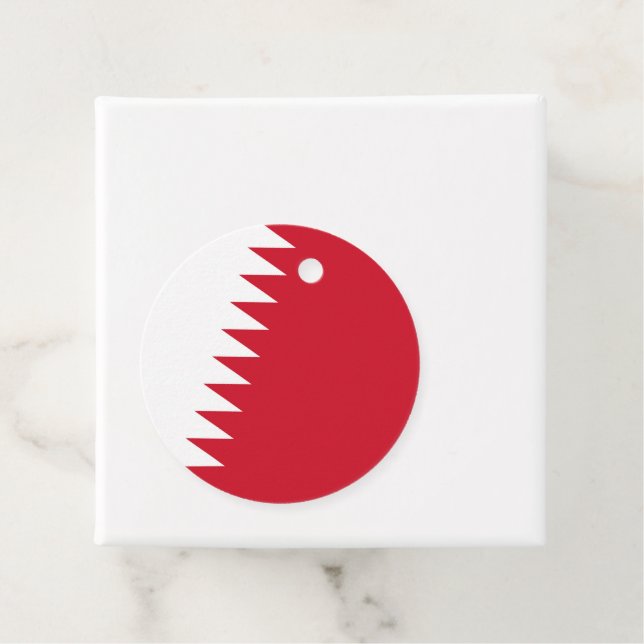 Bahrain flagga gåvor etiketter (På plats)